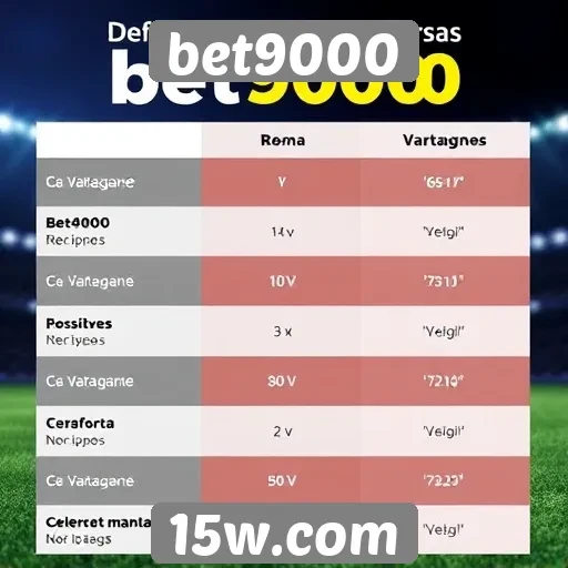Comparação entre bet9000 e concorrentes